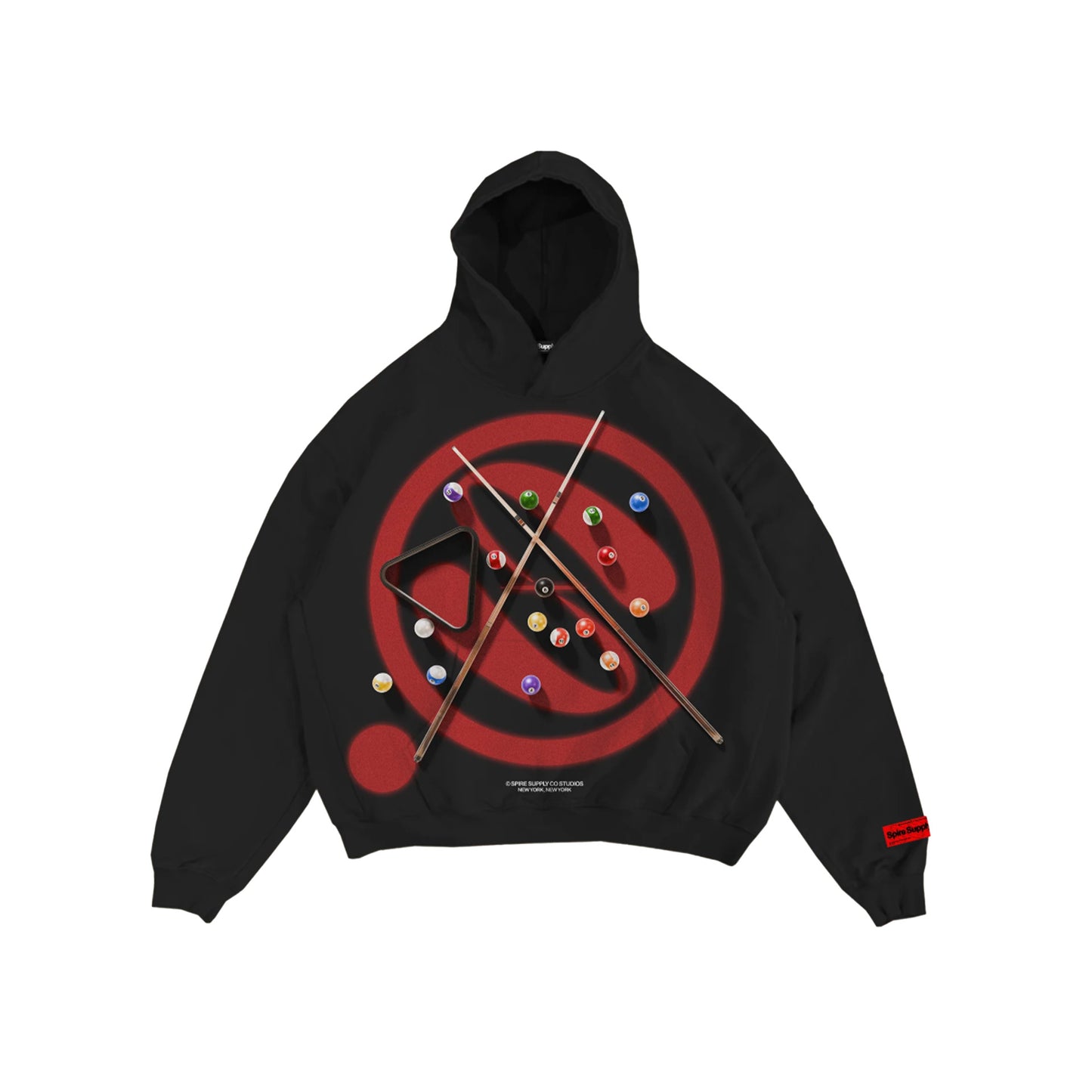SPIRE SUPPLY "BILLARDS" HOODIE (ONYX)