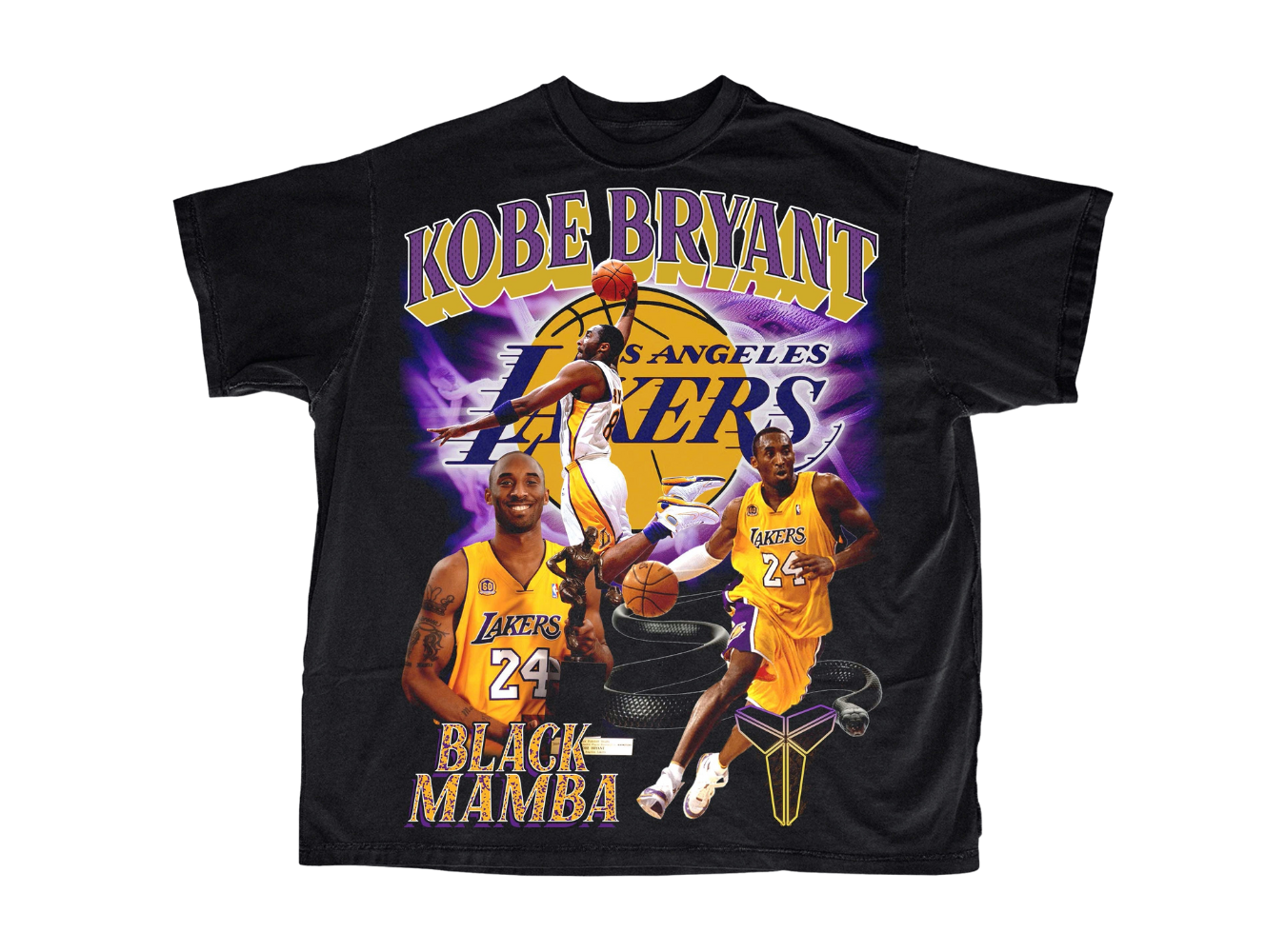 KC X SB Vintage Mamba Day T-Shirt