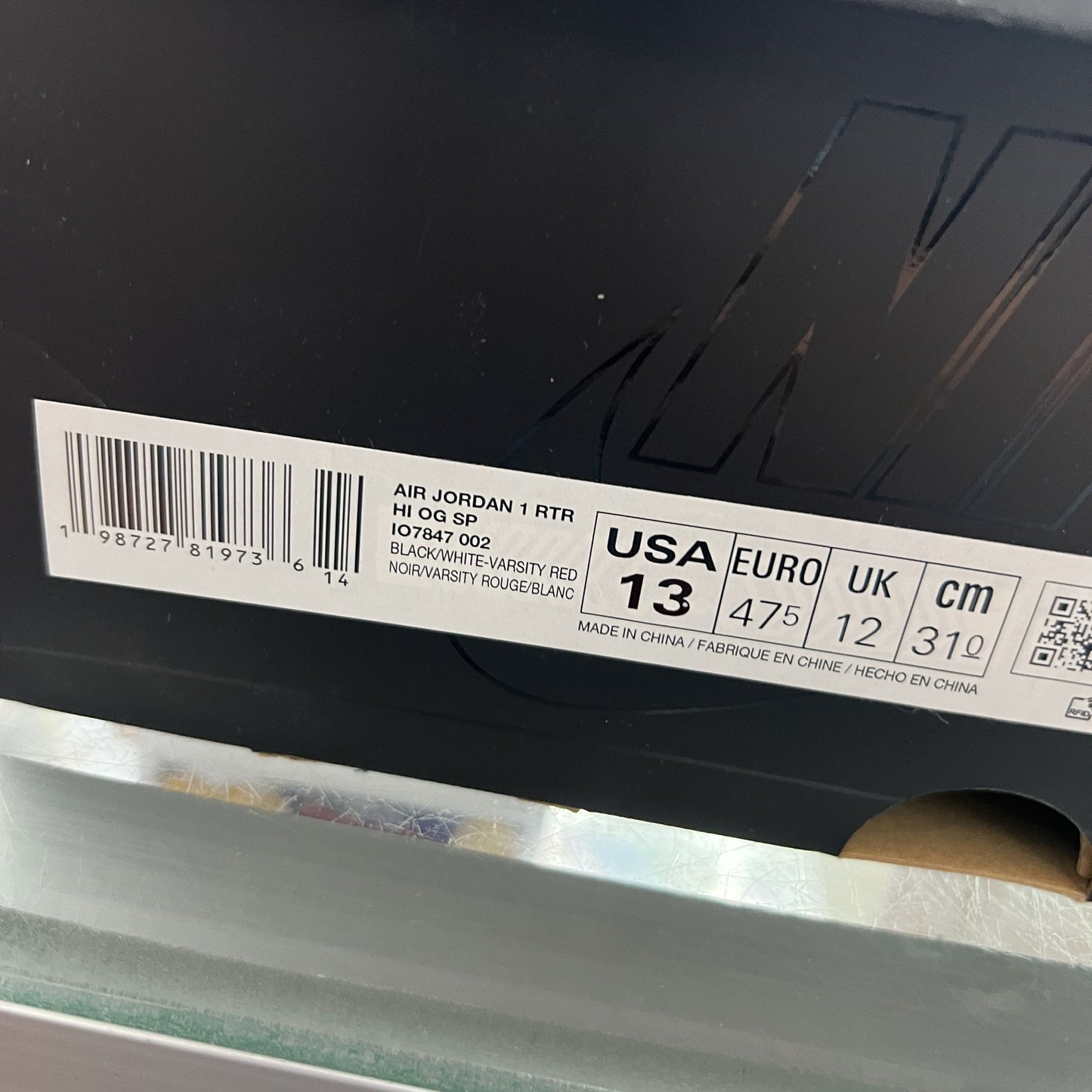 Air Jordan 1 Retro High OG SP Fragment x Union LA Varsity Red Sport Royal PRICE DROP