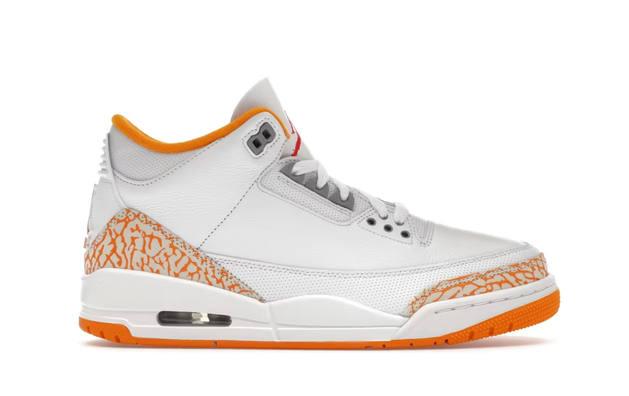 Jordan 3 Retro Orange Citrus (Women's) PRICE DROP