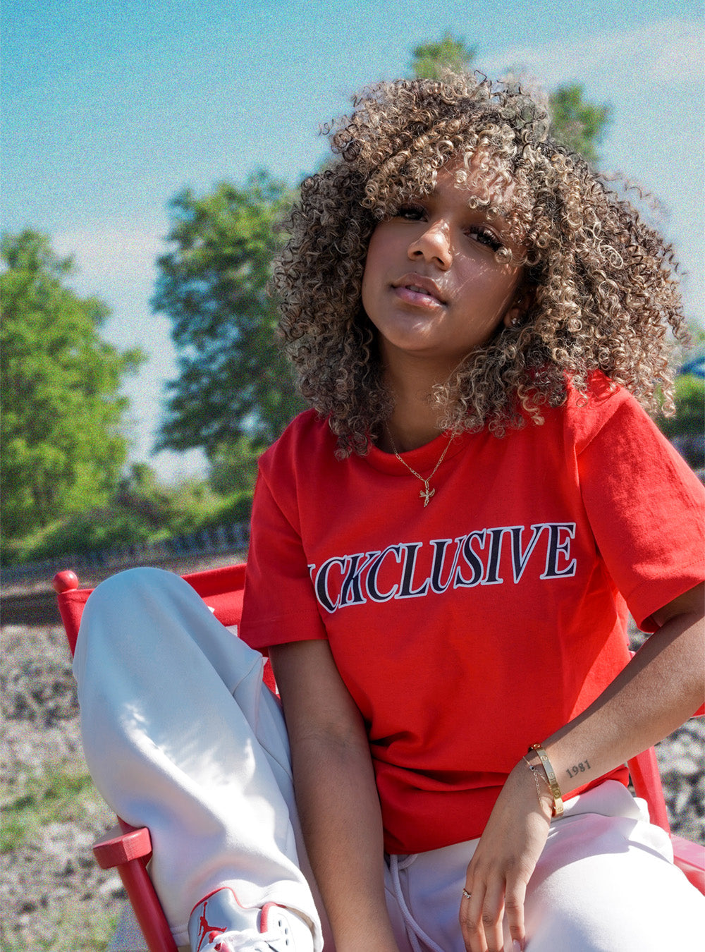 KC CLASSIC Logo T-shirt Red