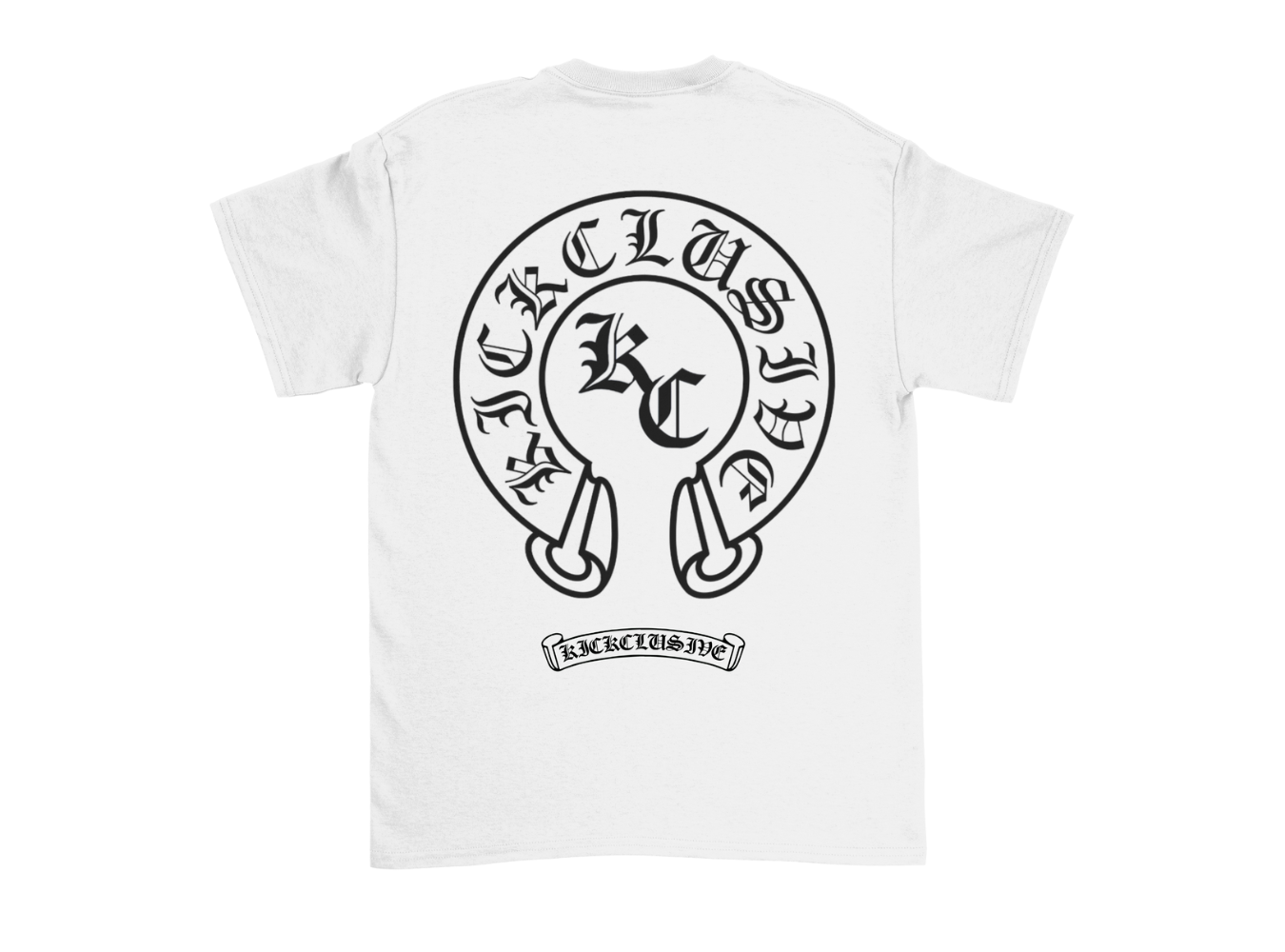 KC Khrome Horseshoe T-Shirt (WHT/BLK)