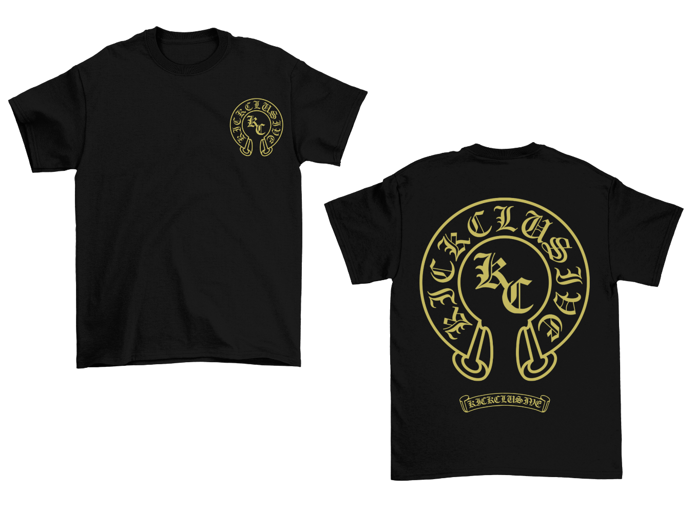 KC Khrome Horseshoe T-Shirt (BLK/GOLD)