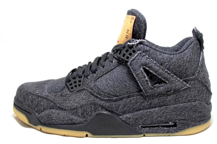 Air Jordan 4 Retro Levi s BLACK Kickclusive