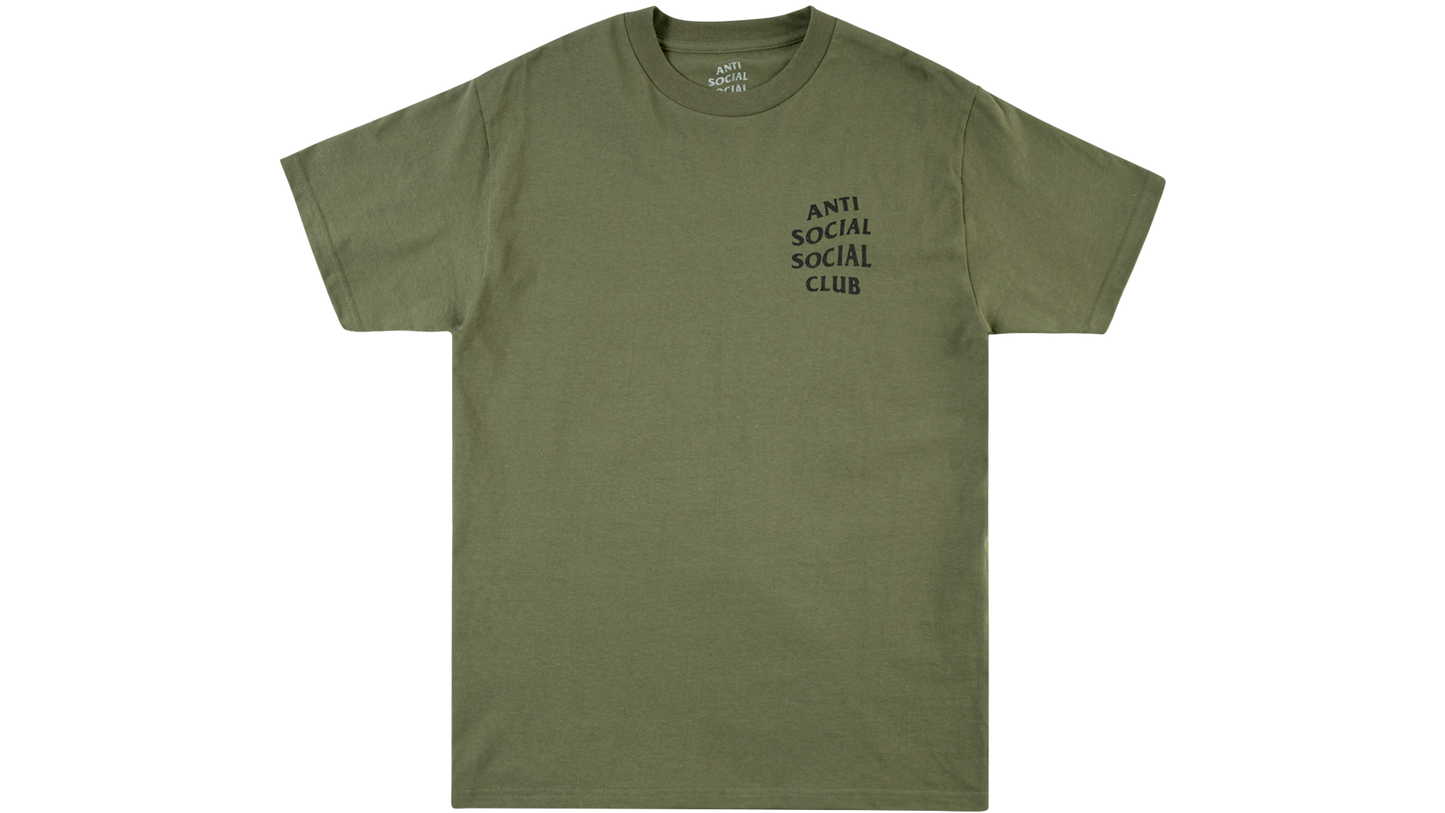 Anti Social Social Club ASSC Army Green Logo Tee