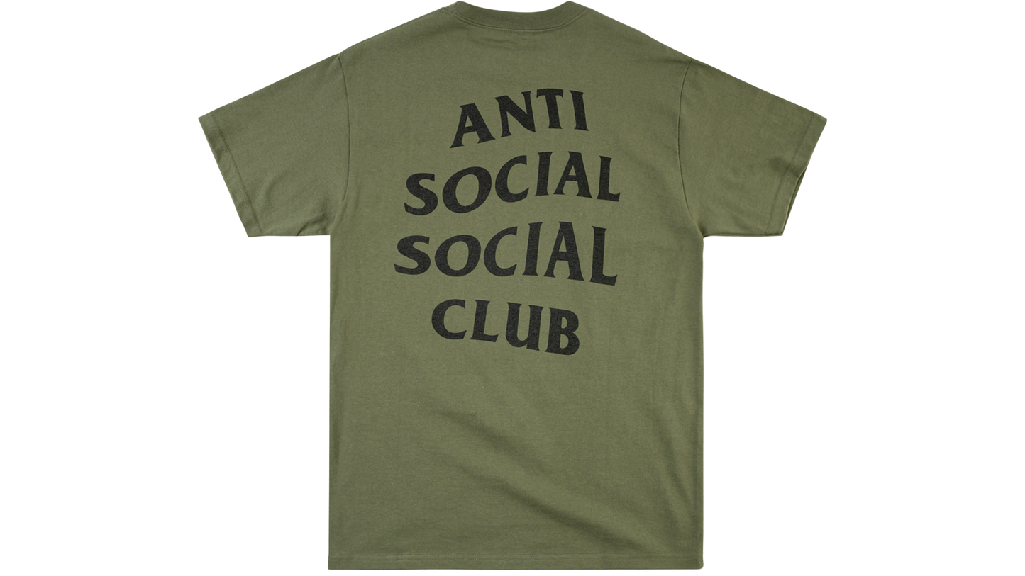 Anti Social Social Club ASSC Army Green Logo Tee