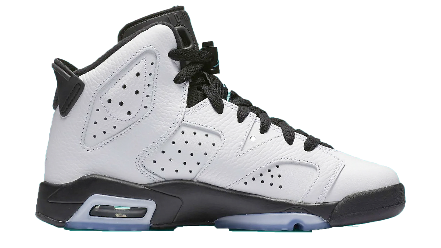 Jordan 6 Retro White Jade Black (GS) (RP BOX)