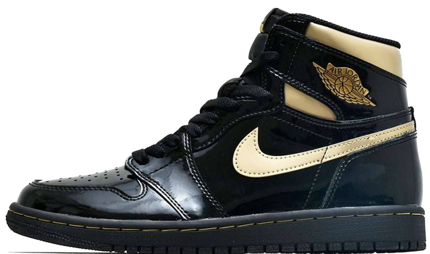 Air Jordan 1 High Patent “Black/Gold”