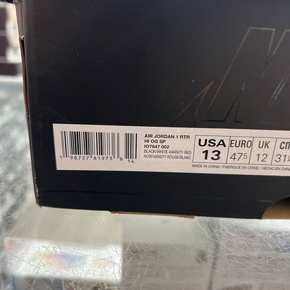Air Jordan 1 Retro High OG SP Fragment x Union LA Varsity Red Sport Royal PRICE DROP
