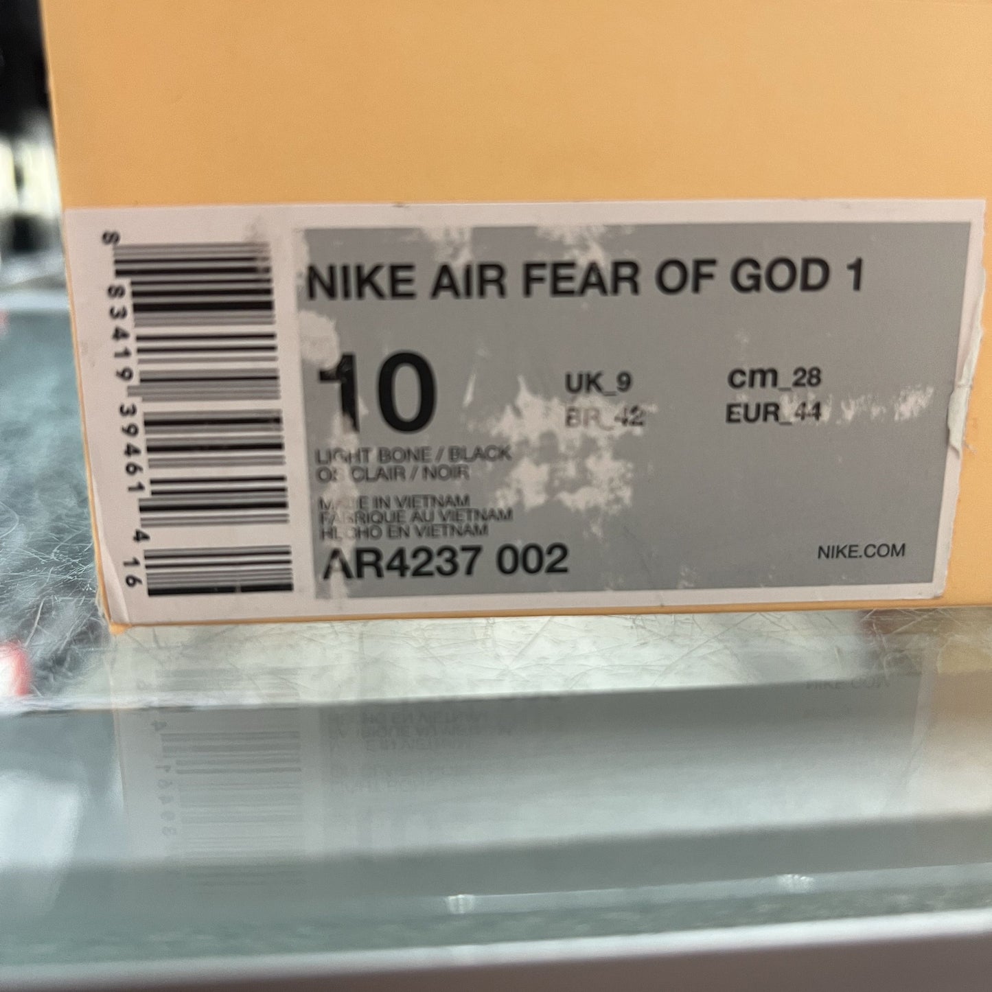 Nike Air Fear Of God 1 Light Bone PRICE DROP
