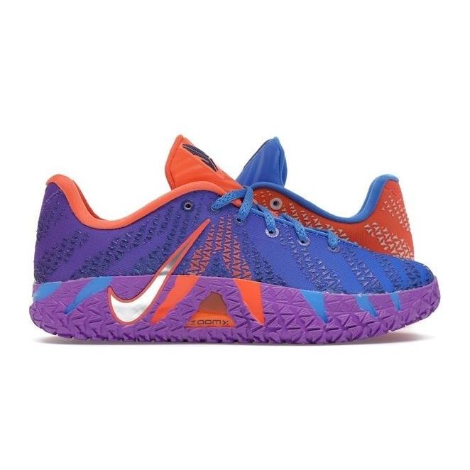 PRE OWNED Nike Ja 3 Blue Crystal Turf Orange Midnight Navy Metallic Silver PRICE DROP