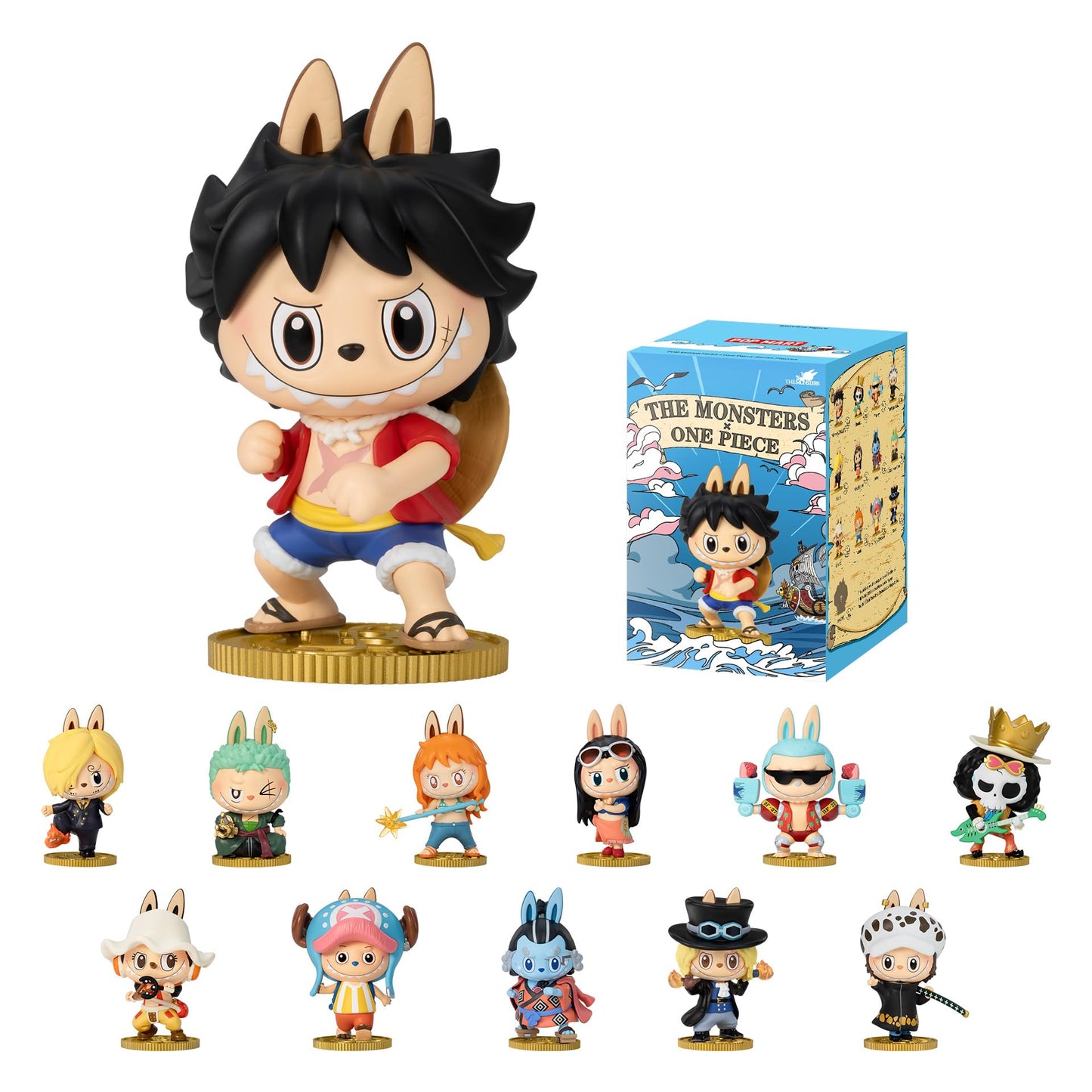 Pop Mart Labubu THE MONSTERS x One Piece Series Sealed Single Blind Box
