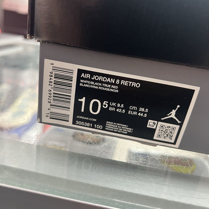 Air Jordan 8 Retro White True Red (2025) PRICE DROP