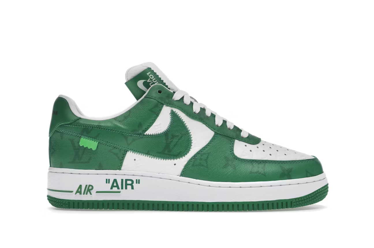 Louis Vuitton Nike Air Force 1 Low By Virgil Abloh White Green