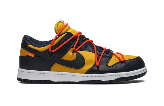 PRE OWNED Off-White x Dunk Low 'University Gold'