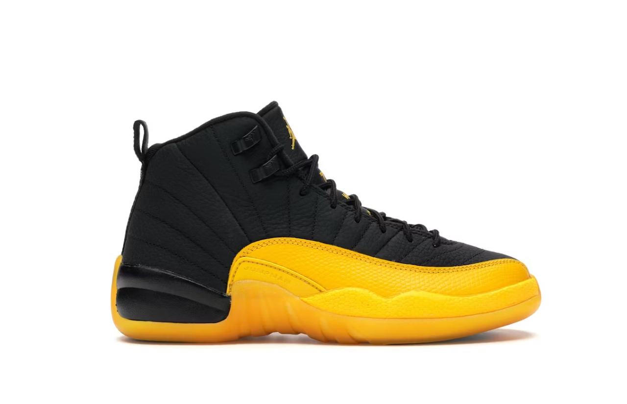 Jordan 12 Retro Black University Gold (GS)