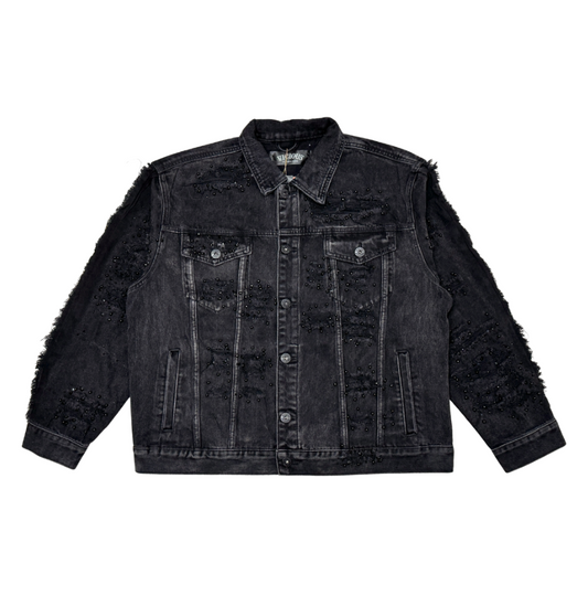 PREMIUM DENIM JACKET (BLACK)
