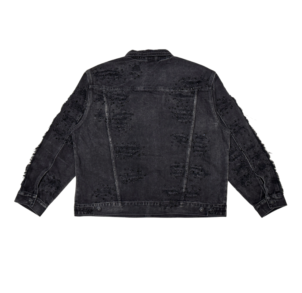 PREMIUM DENIM JACKET (BLACK)
