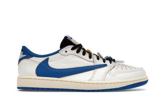 Jordan 1 Retro Low OG SP Fragment x Travis Scott Sail Military Blue