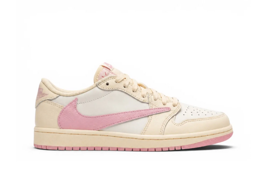 NOW AVAILABLE Travis Scott x Jordan 1 Retro Low OG 'Muslin Pink'