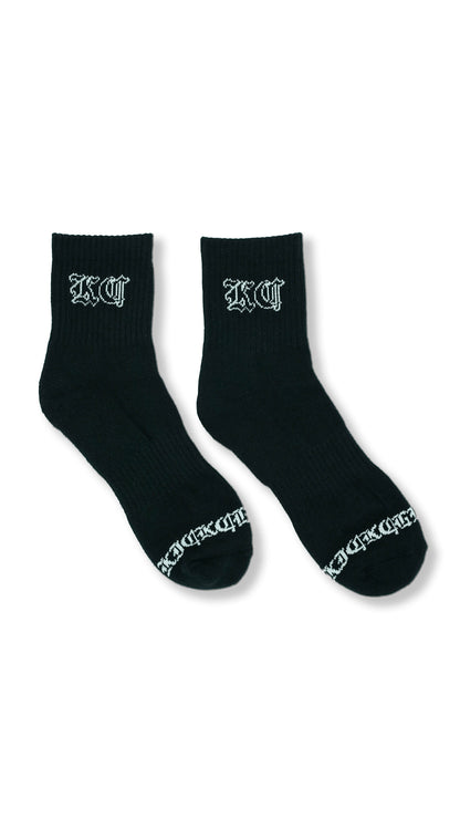 Kickclusive Exclusive Socks - KC Gothic BLACK