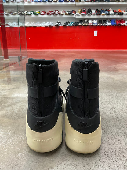 Pre-owned Nike Air Fear Of God 1 black Size 10 NO BOX