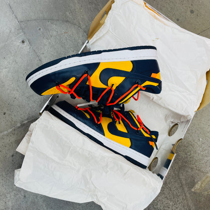 PRE OWNED Off-White x Dunk Low 'University Gold'