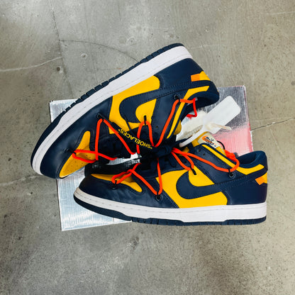 PRE OWNED Off-White x Dunk Low 'University Gold'