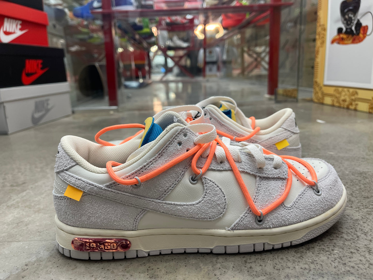 PRE OWNED Nike Dunk Low Off-White Lot 19