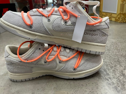 PRE OWNED Nike Dunk Low Off-White Lot 19