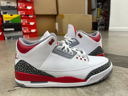 PRE OWNED Jordan 3 Retro Fire Red (2022)