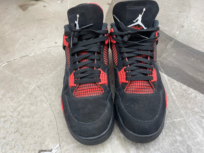 PRE OWNED Jordan 4 Retro Red Thunder