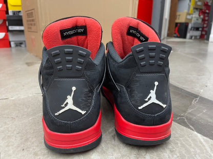 PRE OWNED Jordan 4 Retro Red Thunder