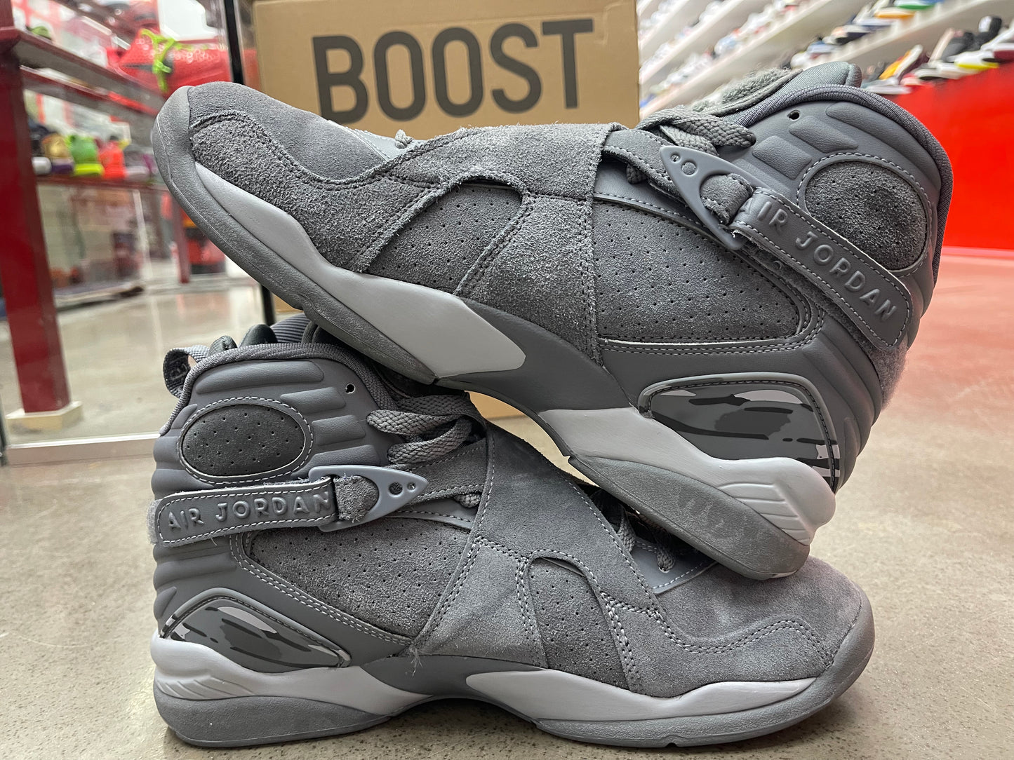 PRE OWNED Jordan 8 Retro Cool Grey