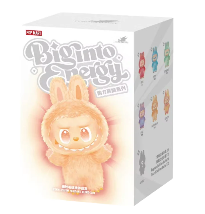 Pop Mart Labubu The Monsters Big into Energy Series Vinyl Plush Pendant Sealed Case