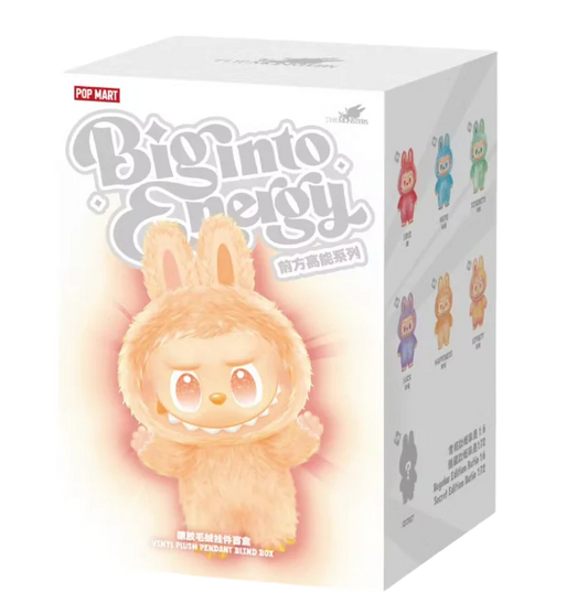 Pop Mart Labubu The Monsters Big into Energy Series Vinyl Plush Pendant Sealed Case