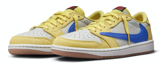 Jordan 1 OG low X Travis Scott Canary Yellow Exclusive READY TO SHIP