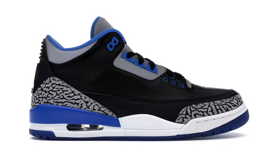 PRE OWNED Jordan 3 Retro Sport Blue