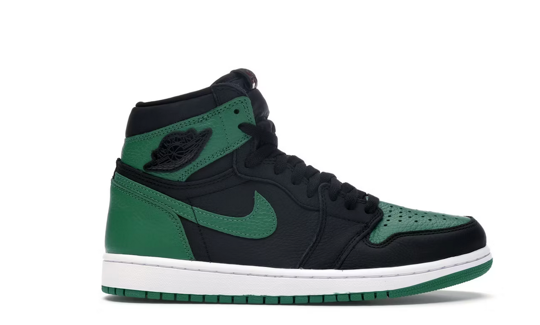 PRE OWNED Jordan 1 Retro High Pine Green Black