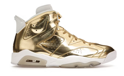 PRE OWNED Jordan 6 Retro Pinnacle Metallic Gold