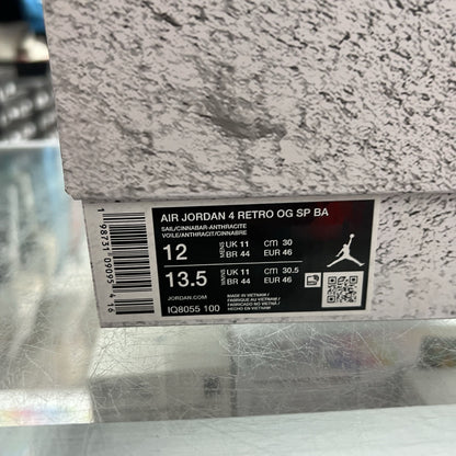Air Jordan 4 Retro OG Nigel Sylvester Brick After Brick PRICE DROP