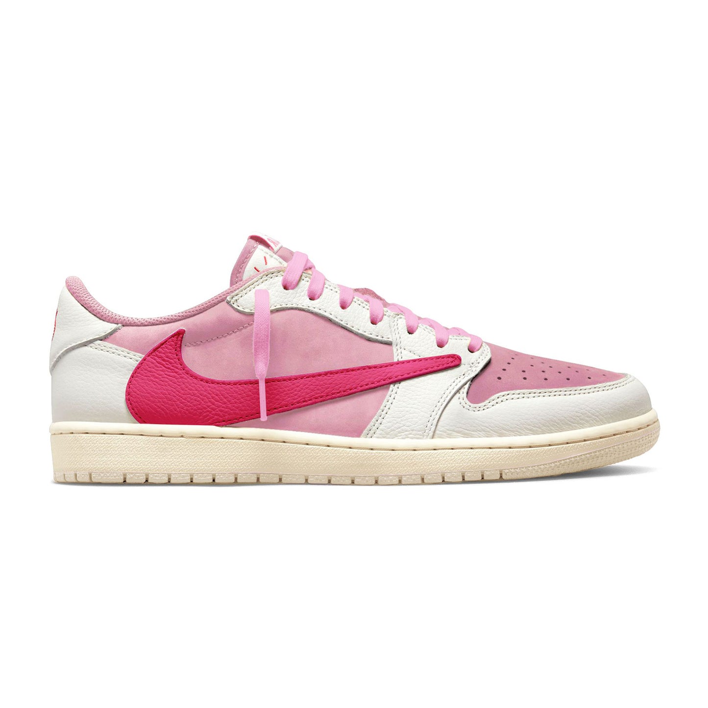 NOW AVAILABLE Travis Scott x Jordan 1 Retro Low OG 'Sail Tropical Pink'