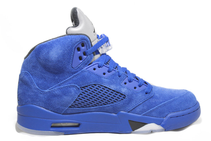 Air Jordan 5 Retro Blue Suede- Blue Suede 5- Jordan 5 Blue Suede- Retro 5-Blue Suede 5s -Jordan 5 for sell- Jordan 5 for Sale- AJ5-  Blue Suede Fives-Blue Suede Jordan 5- Blue Suede Jordans