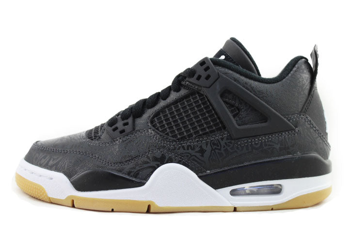 Air Jordan 4 Retro GS “Laser Black Gum”